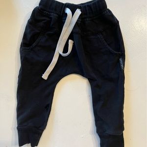 Little bipsy black joggers